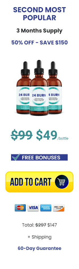 Order 24 Burn 3 bottles