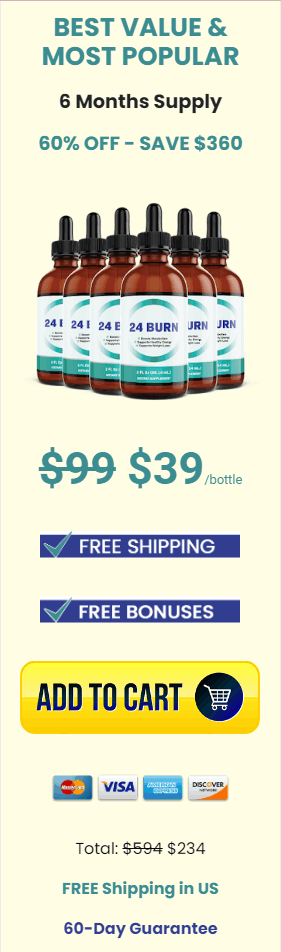 Order 24 Burn 6 bottles